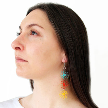 Orange Tagua Necklace