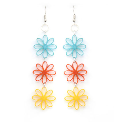 Orange Tagua Necklace