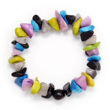 Orange Tagua Necklace