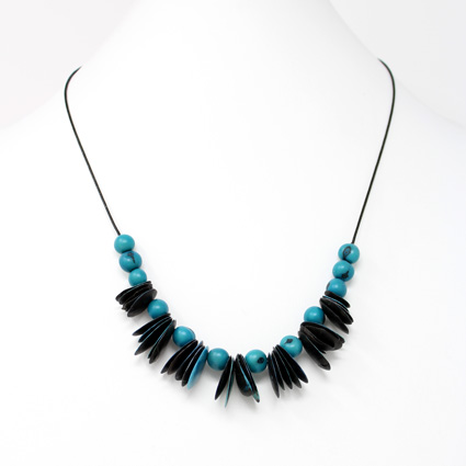 Orange Tagua Necklace