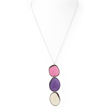 Orange Tagua Necklace