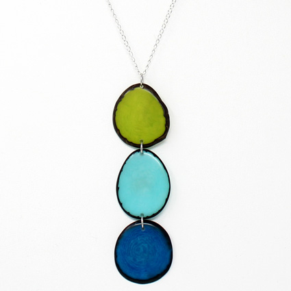 Orange Tagua Necklace