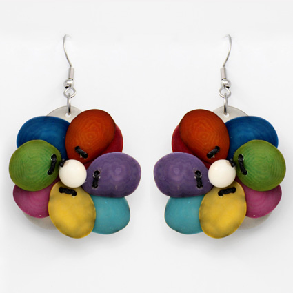 Orange Tagua Necklace