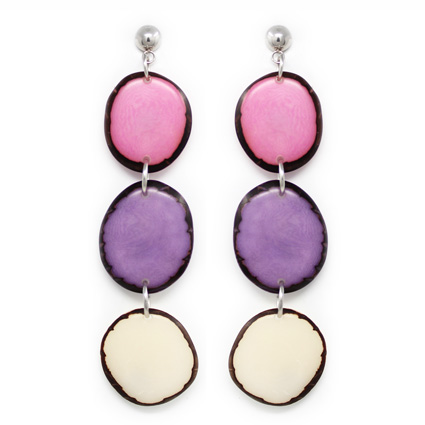 Orange Tagua Necklace