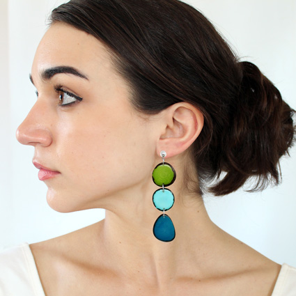 Orange Tagua Necklace