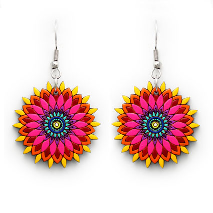 Orange Tagua Necklace