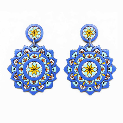 Orange Tagua Necklace